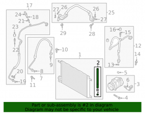 Dezumidificator aer condiționat Audi A4 B9 17-25