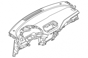 Торпедо передняя панель без AIRBAG Nissan Sentra 20-24
