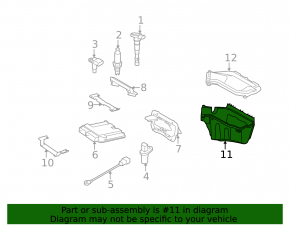 Корпус блока ECU Porsche Macan 15-26