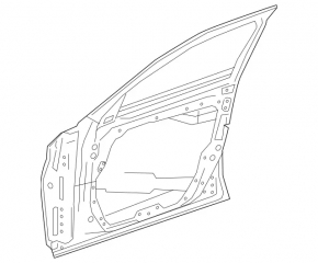 Usa goala fata dreapta Mercedes C-class W205 15-21