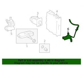 TIRE PRESSURE MONITOR SENSOR задний Lexus IS 14-20 отрезана фишка