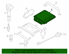 Блок ECU компьютер двигателя Audi Q3 8U 15-16 CCTA