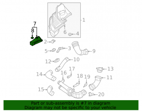 Воздухоприемник правый BMW 2 G42 22-26 3.0T S58