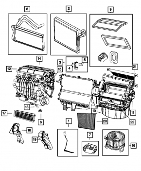 Испаритель Jeep Patriot 11-17