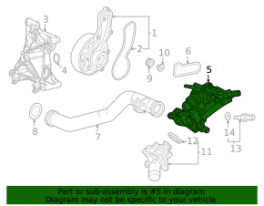 Корпус термостата Honda Civic XI FE/FL 22-24 2.0