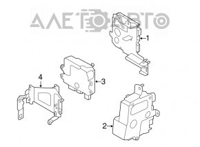 Power Steering Column Control Infiniti Q50 14-15