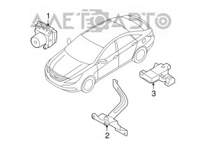 ABS АБС Hyundai Sonata 11-12 hybrid