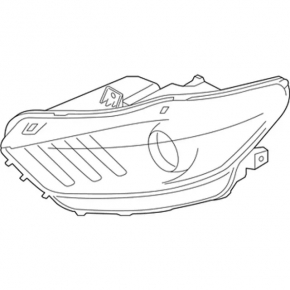 Фара передняя левая в сборе Ford Mustang mk6 18-23 LED