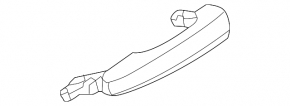 Mâner exterior ușă spate dreapta Land Rover Range Rover 20-21