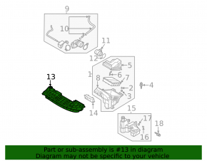 Воздухоприемник Hyundai Elantra 21-26 2.0