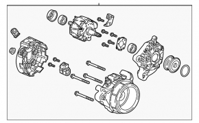 Генератор Honda Civic XI FE/FL 23-26 2.0T