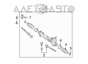 Crema de direcție Lexus RX300 RX330 04-06
