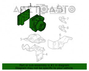 ABS АБС VW Tiguan 18-21