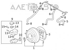 Вакуумный усилитель Subaru Forester 19-21 SK