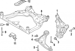 Ax punte față stânga pentru Nissan Pathfinder 22-25