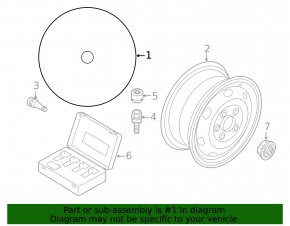 Комплект дисков R19 5*112 4шт VW Passat b8 16-19 USA R-Line