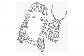 Motor reglabil spătar scaun șofer Honda Accord 23-26 fără cadru