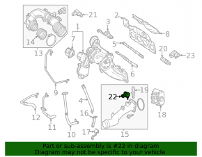 MAP sensor Mercedes GLA 14-20