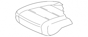 Scaun sofer VW Passat 20-22 cu airbag, electric, incalzit, piele neagra