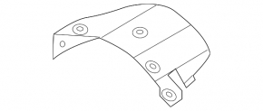 Защита передней муфты кардана Audi Q3 83A 19-25
