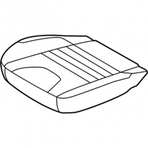 Пассажирское сидение Ford Escape MK3 13-15 без airbag, механич, ткань черн-серое,под химчист