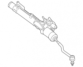 Рейка рулевая Nissan Altima 07-11 ЭУР, Hybrid
