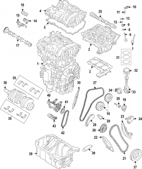 Tensorul lanțului de distribuție al lanțului mare BMW 7 G11 G12 16-19 B58 nou original