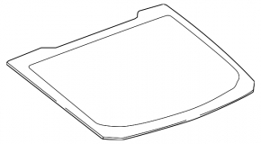 Стекло заднее Chevrolet Malibu 16-23