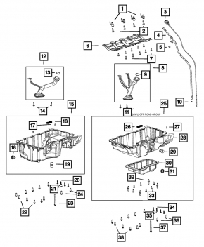 Щуп масляный Jeep Cherokee KL 19-19 2.0т
