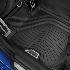 Комплект ковриков салона резина 2шт передние BMW 3 G20 19-26 черная