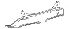 Bara spate nefinisată Toyota bZ4X 22-26 Limited