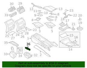 Блок кнопок центральной консоли BMW X3 F25 11-17 под парктроники