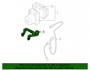 Кронштейн блока ABS Mazda3 03-08