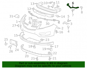 Suportul grilei radiatorului pentru Chevrolet Volt 11-15 cu suportul inferior al suportului de radiator