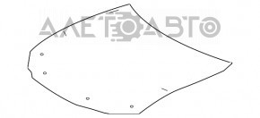Капот голый Lexus ES250 ES300h ES350 19-26