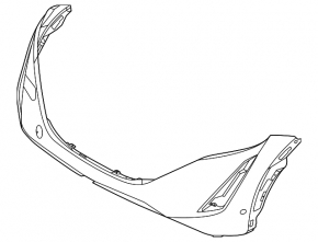 Бампер передний голый Nissan Ariya 23-26