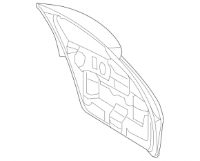 Дверь багажника голая Mercedes W164 ML