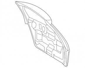 Дверь багажника голая Mercedes W164 ML