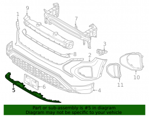 Ornamente bară față VW Atlas 24-25, argintii, zgârieturi