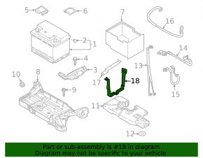 Suport baterie pentru Audi A3 22-26