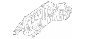 Încălzire caroserie goală Mercedes C-class W205 15-21