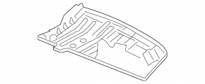 Защита заднего бампера Honda CRV 12-16