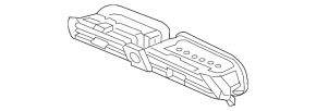 Conducta de aerisire a panoului frontal central Honda Clarity 18-21 SUA