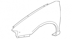 Крыло переднее левое Audi 8V 06-08