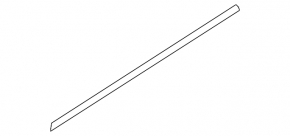 Ornamente ușă-geam central spate dreapta Audi A4 B9 17-20 cromate