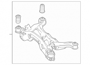 Subcadru spate Mercedes X247 GLB 20-26 FWD