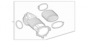 Воздуховод на коллектор Mercedes W167 GLE 450 20-23