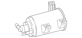 Canistra cu absorbant de cărbune BMW 5 G30 17-23 2.0T nou original