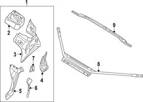 Четверть передняя левая Volkswagen ID.4 21-26