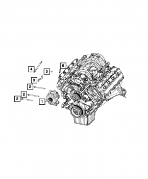 Генератор Dodge Challenger 09-23 5.7